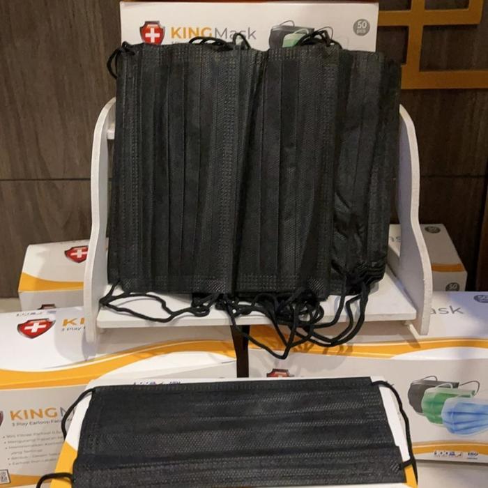 Gambar MASKER 3PLY KING MASK / MASKER 3 PLY EARLOOP ISI 50pc izin kemenkes dari PAYDAY STORE Kota Administrasi Jakarta Pusat Tokopedia