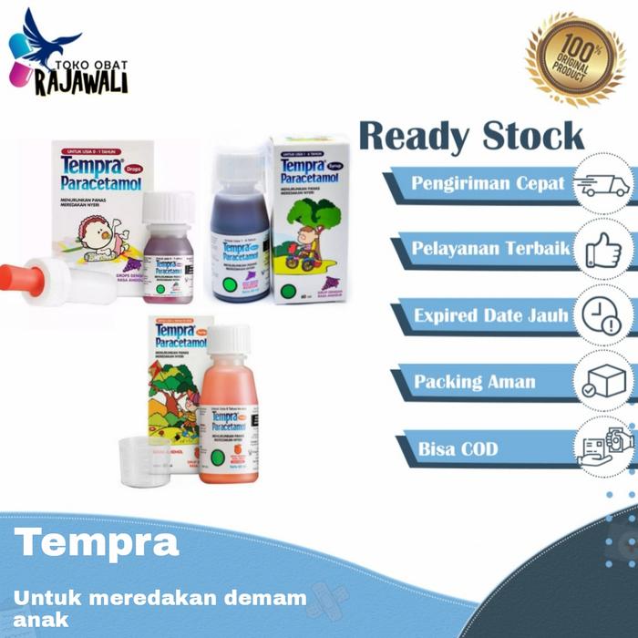 Gambar tempra sirup/drop untuk anak/bayi dari RajawaliJaya.id Kota Administrasi Jakarta Barat Tokopedia