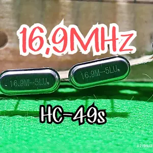 Oscillator crystal xtal kristal oskilator osilator 16.9MHz HC-49S