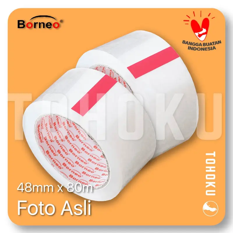 Lakban Bening 2 Inch x 100 Yard Kualitas Daimaru 0