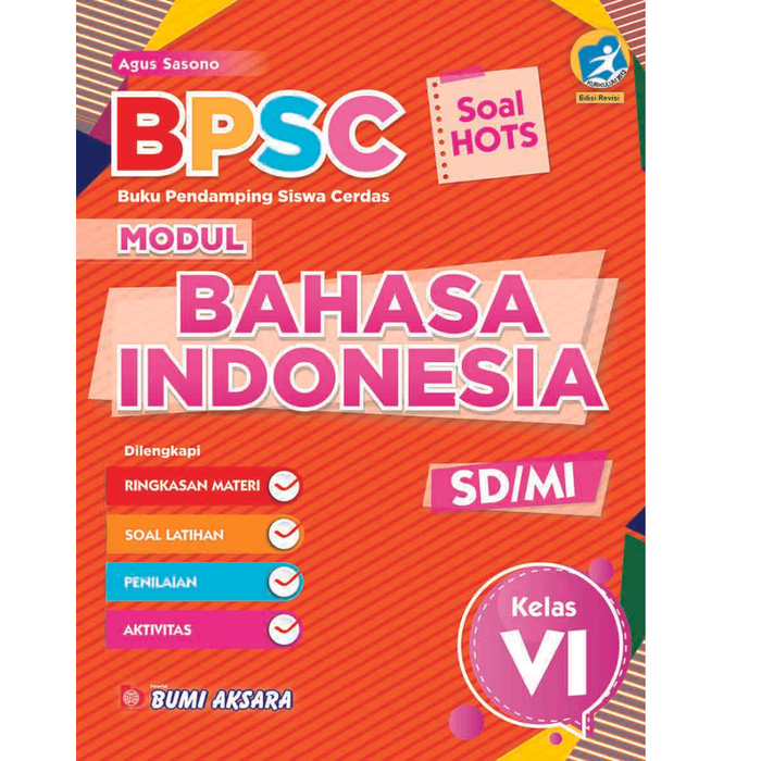 Gambar Bahasa Indonesia Kls VI SD/MI Modul BPSC [ K13-Rev ] dari Penerbit Bumi Aksara Kab. Bekasi Tokopedia