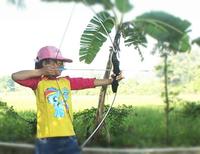 Gambar Paket Busur Panah Anak Recurve Bow Anak limb FIBER + Finger + ArmGuard dari Hobies Sport Kota Banjar 2 Tokopedia