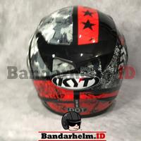 Gambar Helm KYT R10 #3 Seri 3 Black Red Glossy - M dari BANDARHELM Kota Bandung 4 Tokopedia