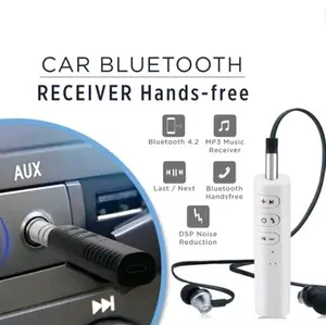 CAR KIT Bluetooth Music Audio Receiver Aux 3.5 mm Receiver Jack Music