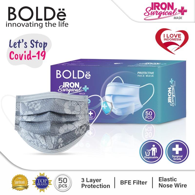 BOLDe IRON SURGICAL KEMENKES RI ISI 50.BOX - Putih