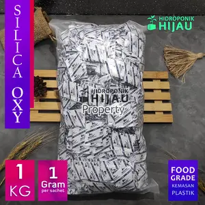 1 Kg silica gel oxy free food grade kemasan 1 gram (Kecil)