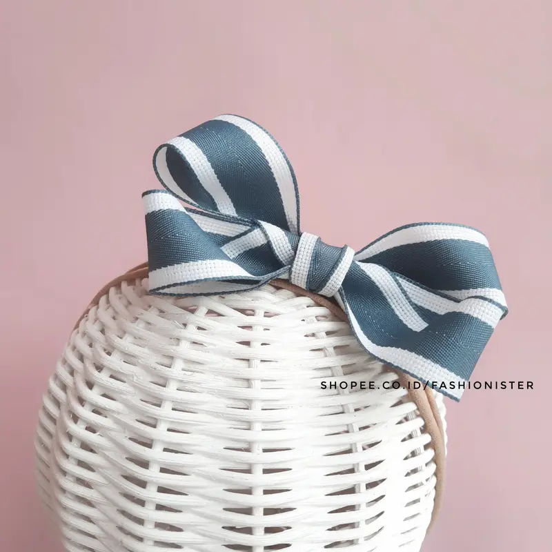 Headband baby / Bandana bayi Big flower mesh cloth Import Sweet candy 1