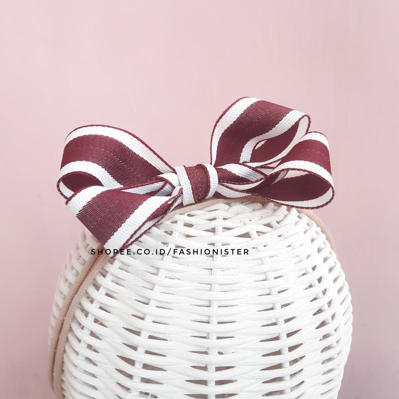 Headband baby / Bandana bayi Big flower mesh cloth Import Sweet candy 2