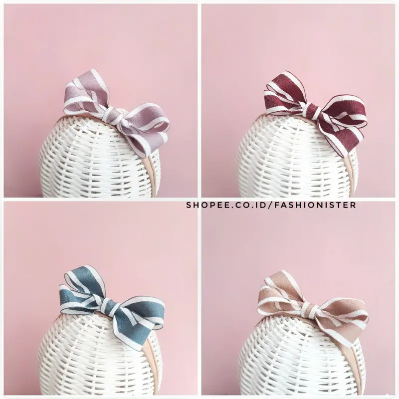 Headband baby / Bandana bayi Big flower mesh cloth Import Sweet candy 0