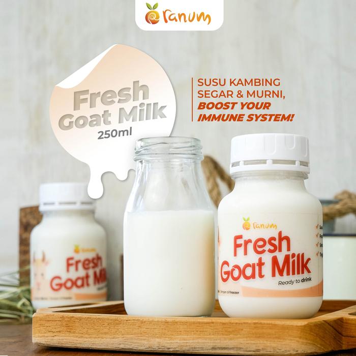 Gambar Fresh Goat Milk - Susu Kambing Segar dari Ranum Farm Kota Depok Tokopedia