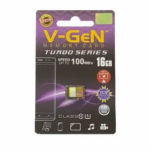 Memory SD V-Gen 16GB Turbo series MicroSD V-Gen Class10 Original Storage
