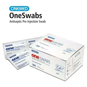 Alkohol Swabs Merk OneSwabs isi 100 Lbr - Tissu antiseptik