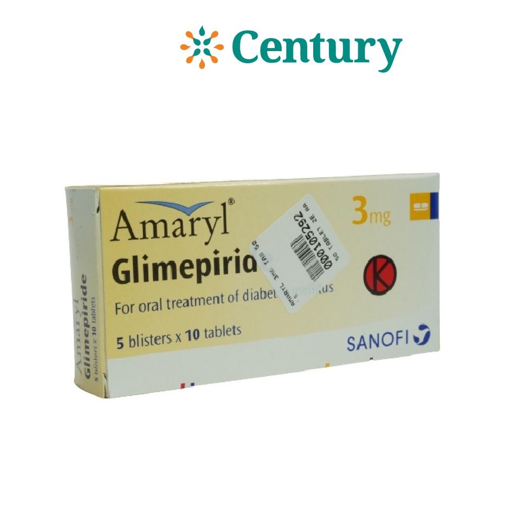 AMARYL 3 MG STRIP 10 TABLET