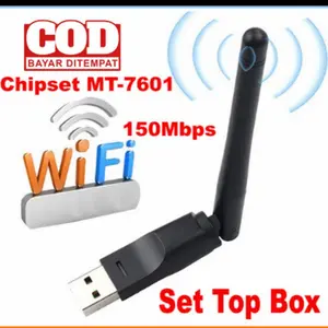 Wifi USB Dongle Wireless 150mbps / Antena Set Top Box