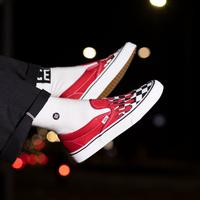 Gambar Vans Slip On Checkerboard Flame Red dari WAWAI SNEAKERS Kota Tangerang Selatan 4 Tokopedia