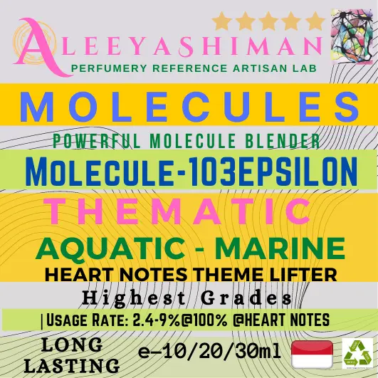 Aleeyashiman Molecule 103EPSILON THEMATIC AQUATIC MARINE HEART NOTES
