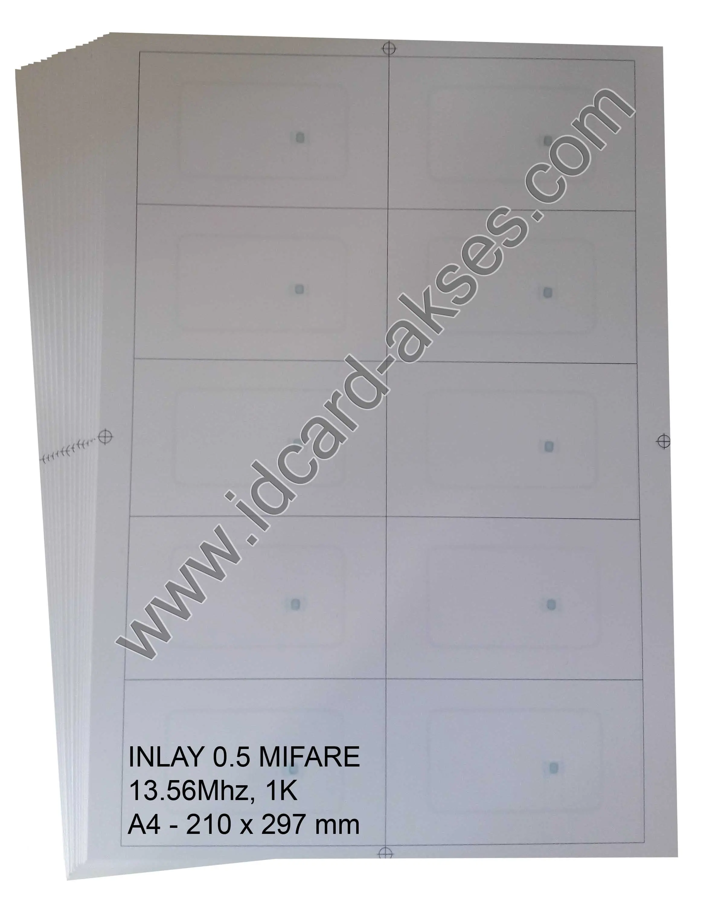 INLAY MIFARE 1K 13.56Mhz A4 - INLAY SMART CARD MIFARE S50 1K 13.56 Mhz