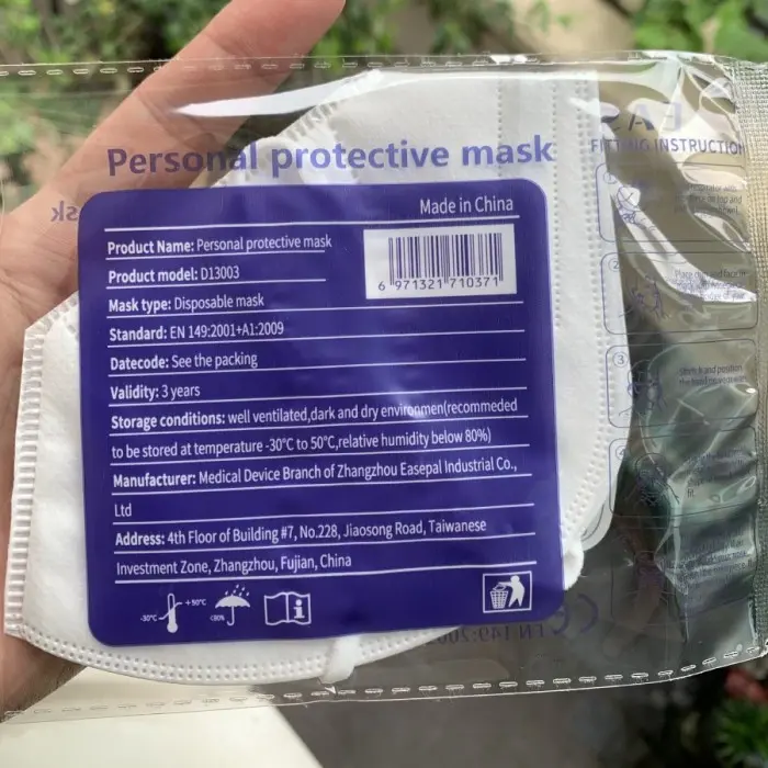Masker Easewell Masker FFP2 KN95 3