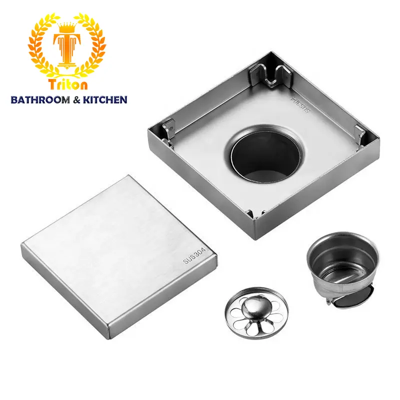 Smart Floor Drain Triton RR998 Saringan Got Stainless - 4 Inch 2