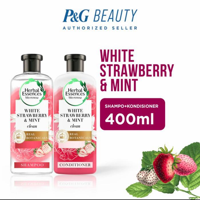 Gambar herbal essences white strawberry & sweet mint package dari kutus kutus bali semer Kab. Badung Tokopedia