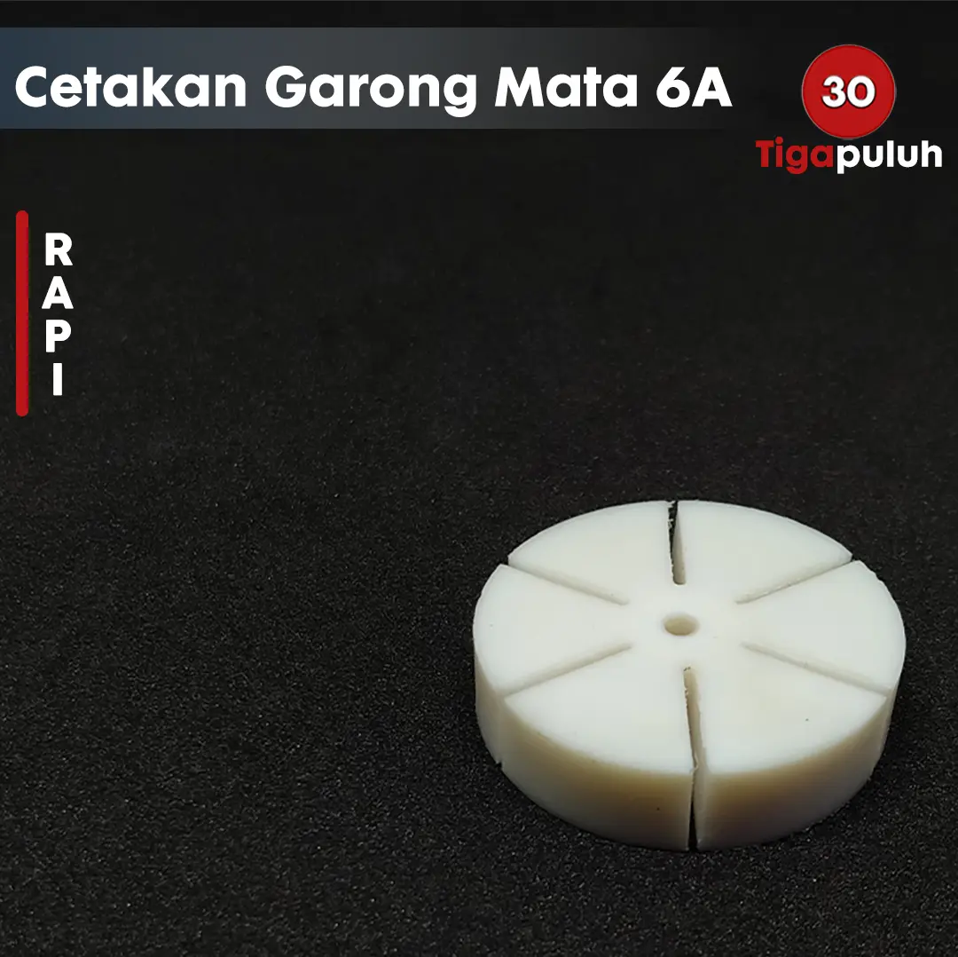 Cetakan Kail Pancing Garong Mata 6 Model A
