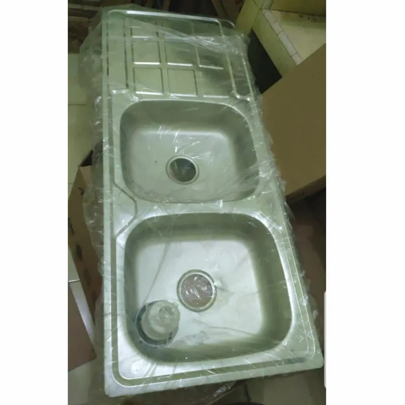 kitchen sink/ bak cuci piring 2 lubang 0