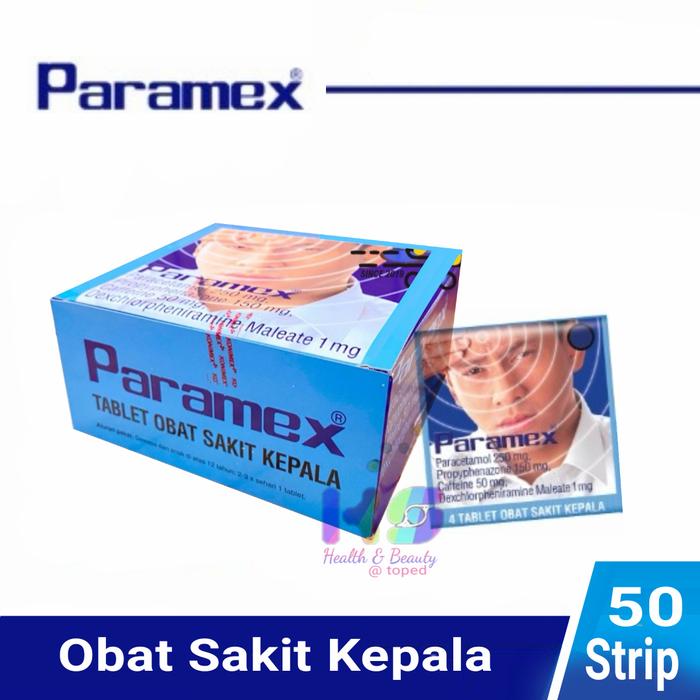 Gambar Paramex Tablet Box (50 strip) dari KS Health & Beauty Kota Tangerang Tokopedia