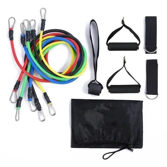 Natural Latex Resistance Band / Resistance Tubes 1 in 1 - 5 strength 3