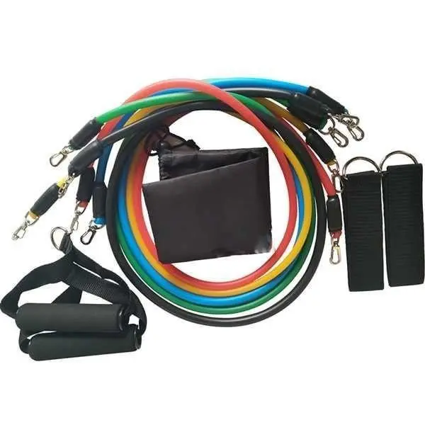 Natural Latex Resistance Band / Resistance Tubes 1 in 1 - 5 strength 0