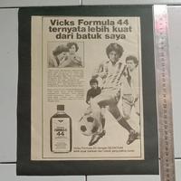 Gambar iklan obat Vicks Formula 44 potongan majalah jadul kuno lawas dari valerio collection Kota Denpasar 3 Tokopedia