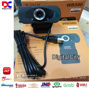 Webcam MTECH WB500 1080p (Webcam Full HD Mtech WB-500)