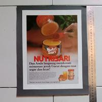 Gambar iklan warna Nutrisari potongan majalah jadul kuno lawas dari valerio collection Kota Denpasar 2 Tokopedia