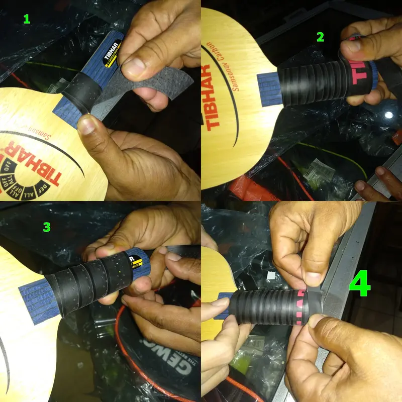 Tenis Meja Ping Pong Tibhar Grip Tape utk pegangan Bat 3