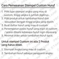 Gambar Stempel Angka Manual 8 Digit 7mm / 1578 dari PRO STAMP Kab. Bekasi 2 Tokopedia