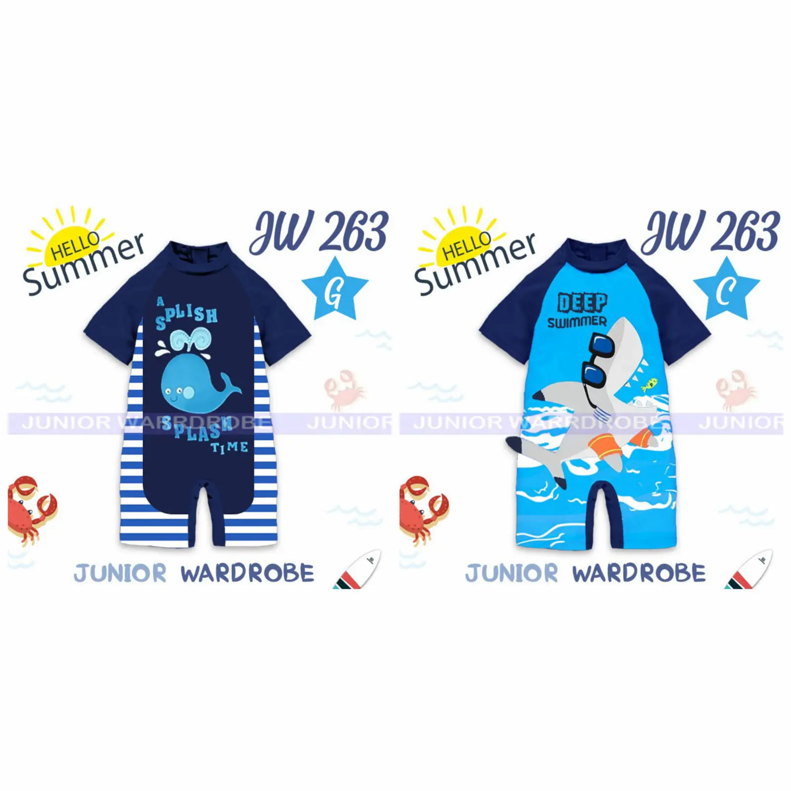 BAJU RENANG ANAK LAKI-LAKI IMPORT