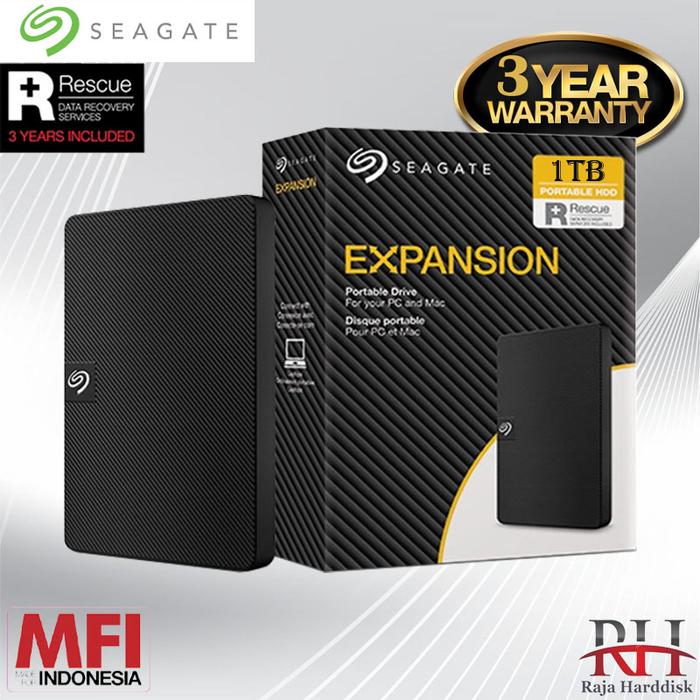 Gambar Seagate Expansion 1TB - HDD / HD / Hardisk Eksternal / External 2.5" dari Raja Harddisk Kota Administrasi Jakarta Pusat Tokopedia
