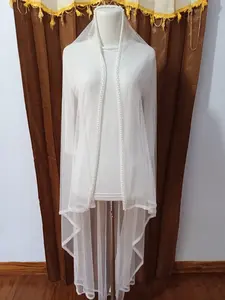 [panjang 160cm putih tulang ] Kerudung Pengantin / wedding veil