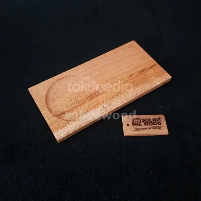 coffee tray kayu / tatakan gelas kopi RUSTIC Grade