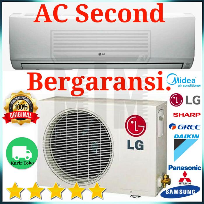 Gambar AC SECOND GARANSI 1/2pk-1pk LG Sharp Panasonic Midea Daikin Samsung PK dari DASP_MTM Kab. Bekasi Tokopedia