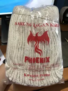 (1 lusin) sarung tangan rajut benang 8 safety glove cotton