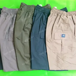 Celana Pendek Pria Jumbo Cargo Crocodile Bahan Katun