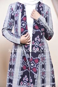 Gambar KI Outer Cardigan Kardigan Blazer Tenun Kemala Azira Abu-Abu - Abu-abu, 4 dari KainIndonesiaco Kota Administrasi Jakarta Timur 3 Tokopedia