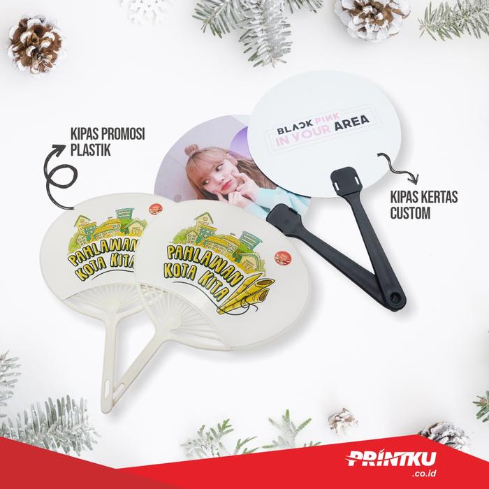 Printku Jual Kipas Custom / Kipas Promosi Custom / Cetak Kipas Custom / Cetak ...