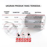 Gambar Kap Rumah Lampu Downlight Outbow Bulat 5 Inch dari LIGHTS MARKET Kota Bandung 3 Tokopedia