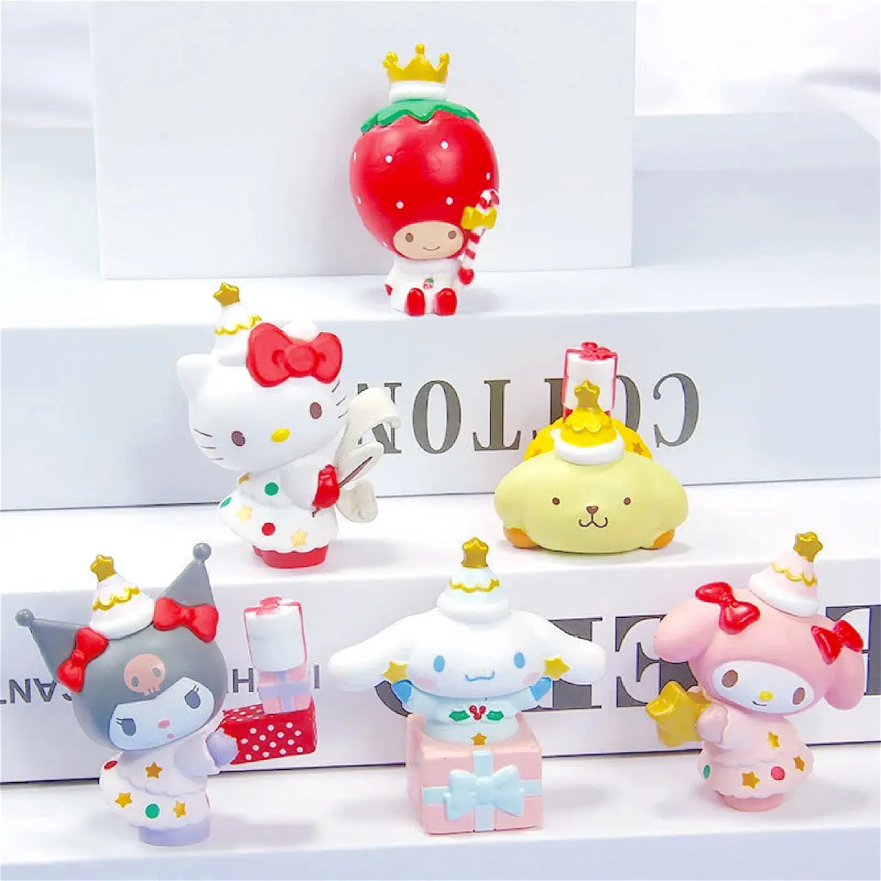 SANRIO STAR miniatur figurin pajangan topper kue JUAL SATUAN