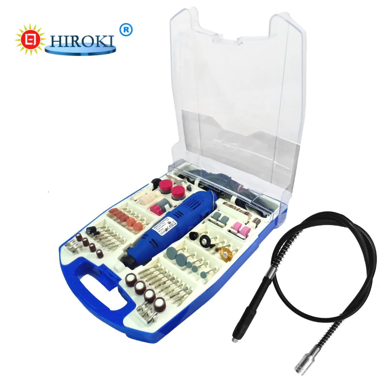 HIROKI HR23401 Mesin Gerinda Mini Tunner Carving Ukir Batu Besi 234pcs