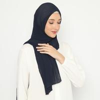 Gambar Eiza by duapola Hijab Cerutty Plisket Lidi Pashmina 8106 - Navy dari Eiza by duapola Kab. Tangerang 1 Tokopedia