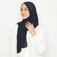 Gambar Eiza by duapola Hijab Cerutty Plisket Lidi Pashmina 8106 - Navy dari Eiza by duapola Kab. Tangerang 3 Tokopedia