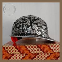 Gambar helm ukir alumunium proyek custom dari toko perak kotagede silver Kota Yogyakarta 4 Tokopedia