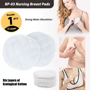 1Pcs Penyerap Asi Cuci Ulang Pakai Breast Pad Reausable BP-03 BP-06